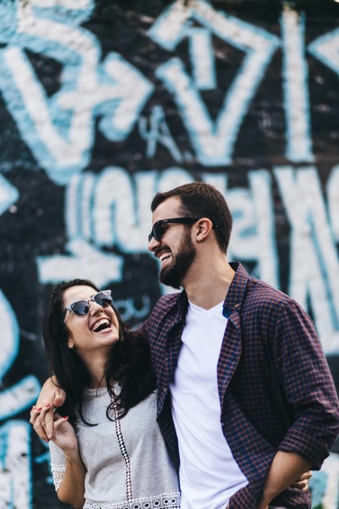 casal fotos pre wedding no beco do batman
