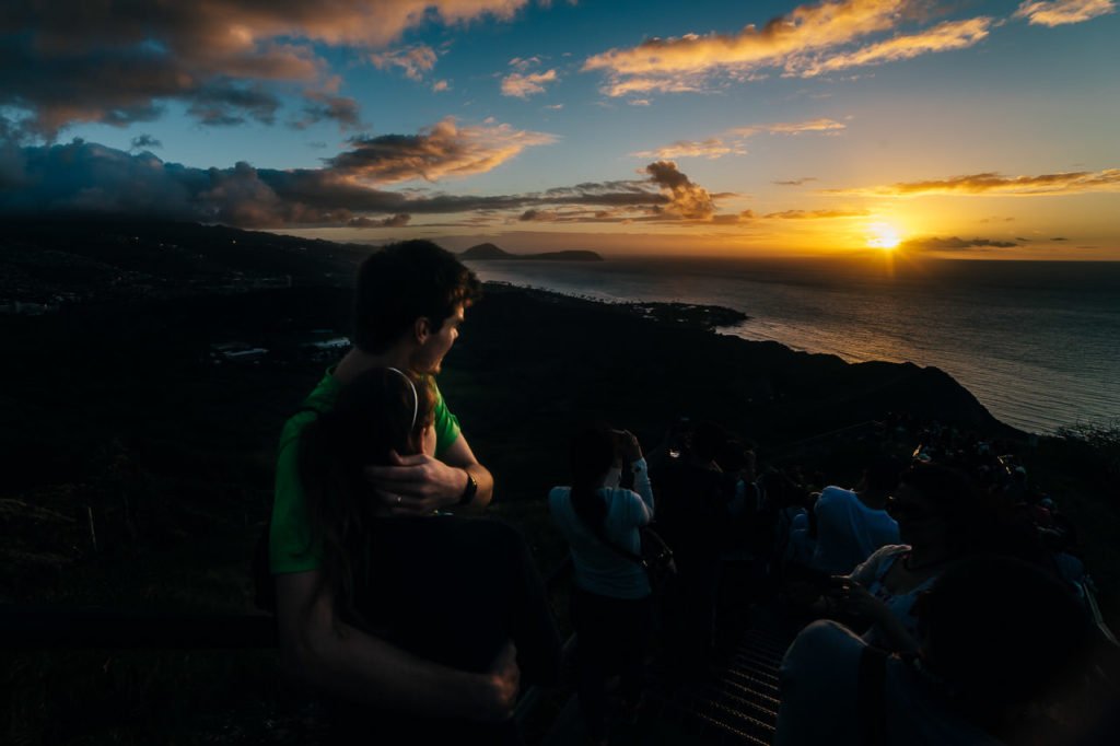 fotografia de lua de mel no hawaii honolulu