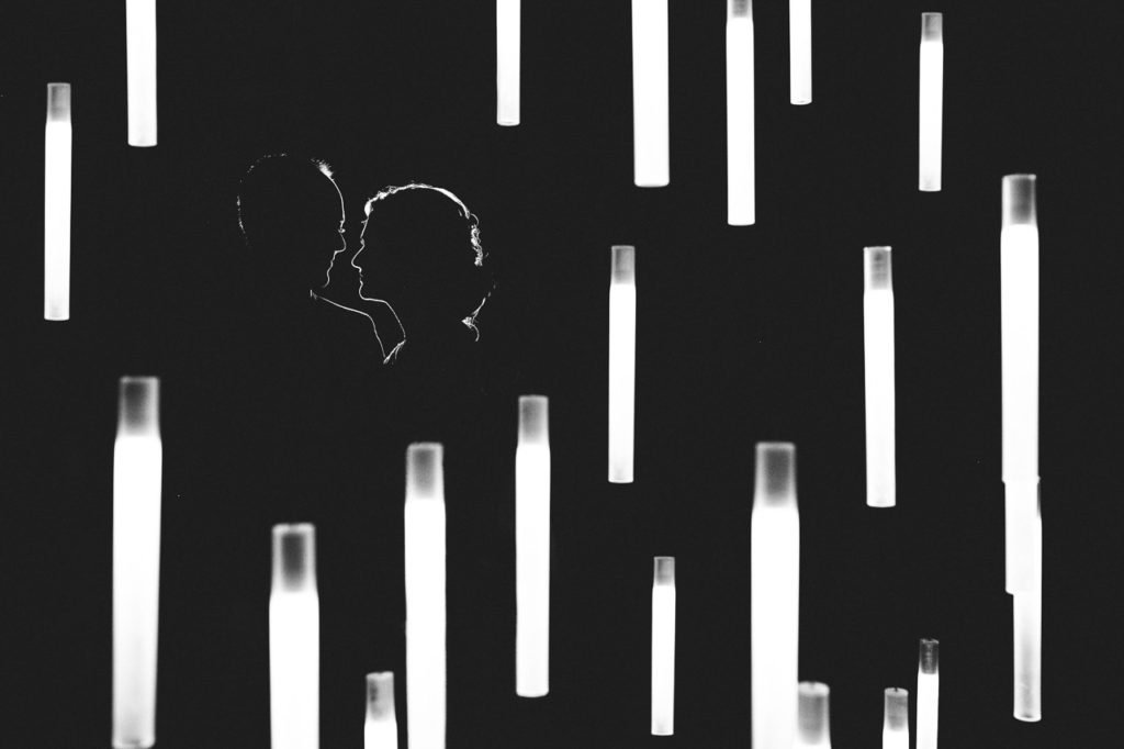 casamento em fort lauderdale destination wedding na florida noivos no contra luz