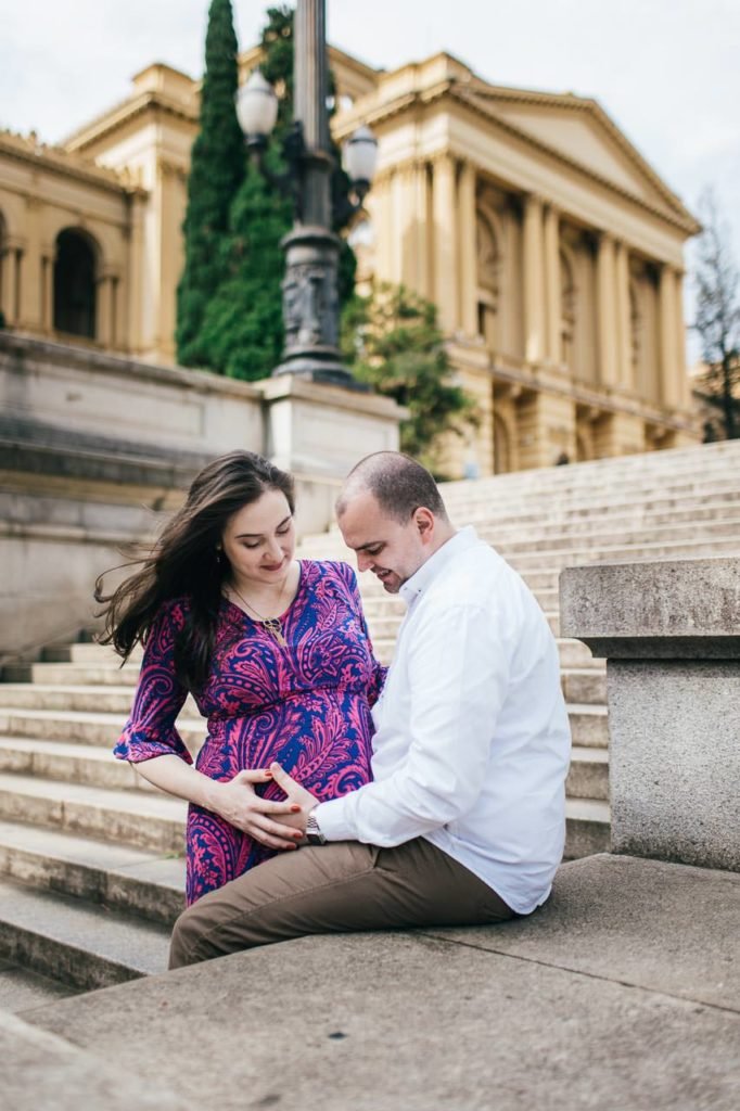 foto de gravida no museu do ipiranga